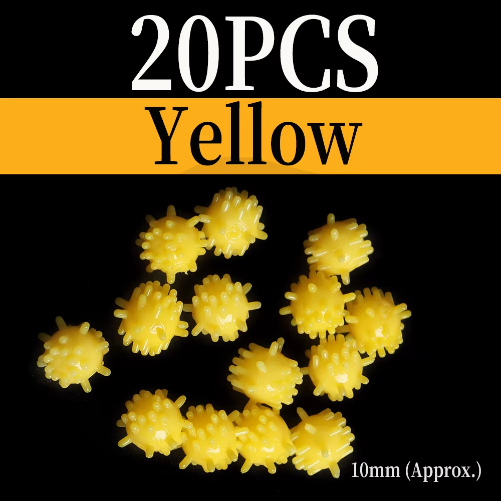 Carp Pop-Up Boilies - Silicone Corn Baits for Bottom Rigs, Salt/Freshwater