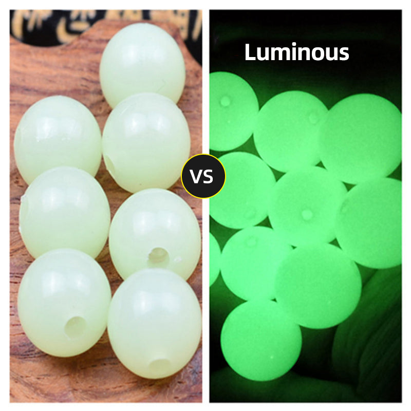 Colorful Eco-Friendly Acrylic Fishing Beads Glow in the Dark