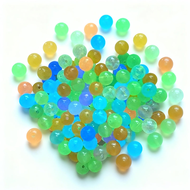 Colorful Eco-Friendly Acrylic Fishing Beads Glow in the Dark