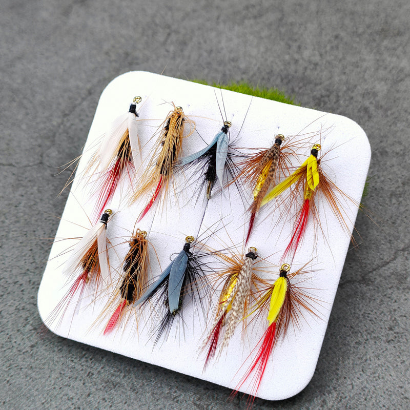 Trout & Bass Fly Fishing Lures Set 10 Piece Wet Fly (Artificial Baits)