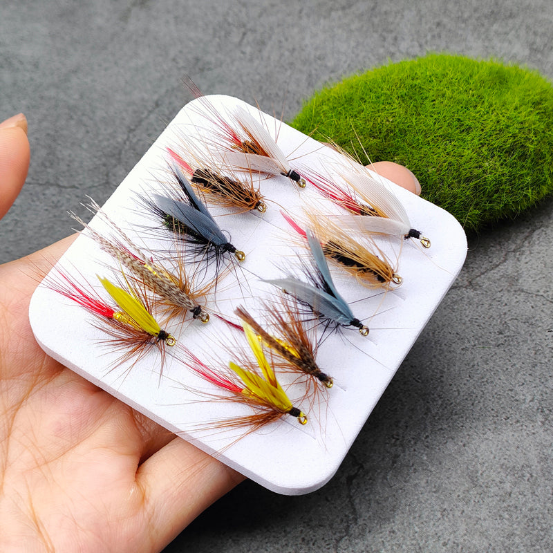 Trout & Bass Fly Fishing Lures Set 10 Piece Wet Fly (Artificial Baits)