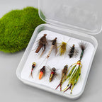 10-Piece Wet Fly Fishing Lures Set for Trout and Bass Variety of Fly Fishing Gear
