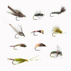 10-Piece Wet Fly Fishing Lures Set for Trout and Bass Variety of Fly Fishing Gear