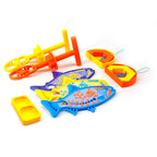 Magnetic Fishing Rod Holder with Fly Tying Tools Hackle Gauge Line Holder Bead and Bare Hook Tray-Plier Type