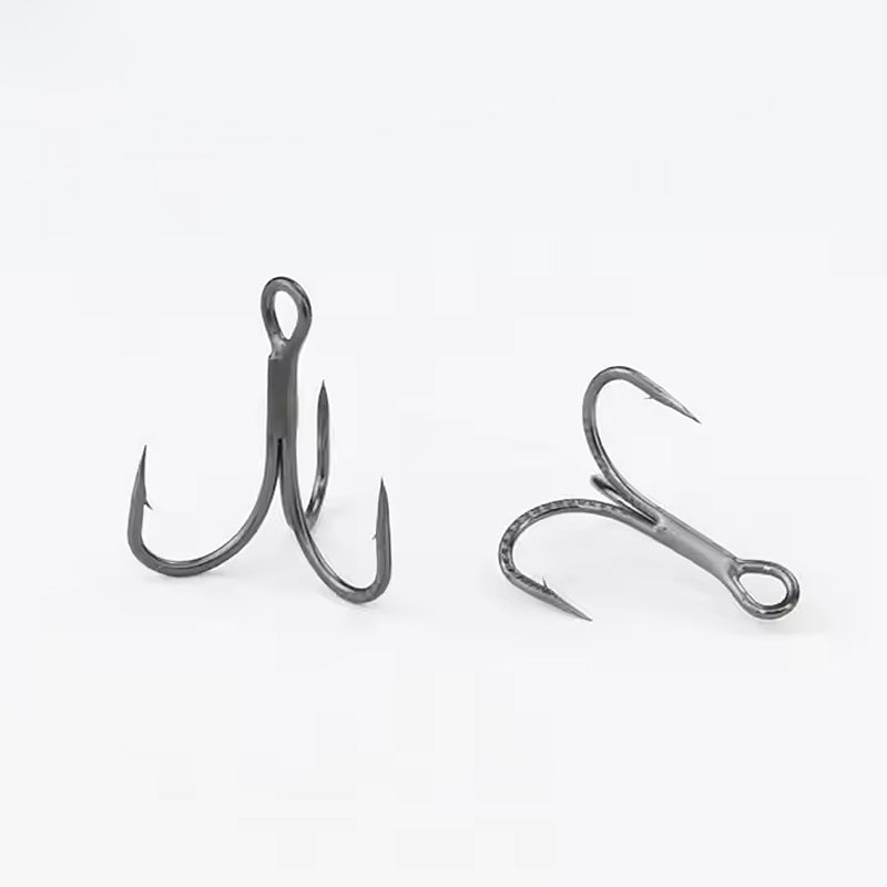 Kylin 3X Strong Treble Hook High Carbon Steel Bass Saltwater Freshwater Fly Tying Hook
