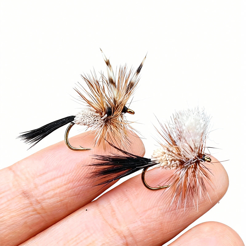 Classic Carbon Steel Artificial Hard Bait Dry Fly