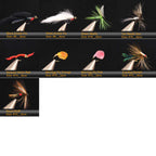 Wifreo Fly Fishing Flies Assortment with Waterproof Fly Box, 28/40/64/92/120pcs Dry/Wet/Nymph/Streamer Flies, Trout/Bass/Panfish/Salmon Fishing Flies