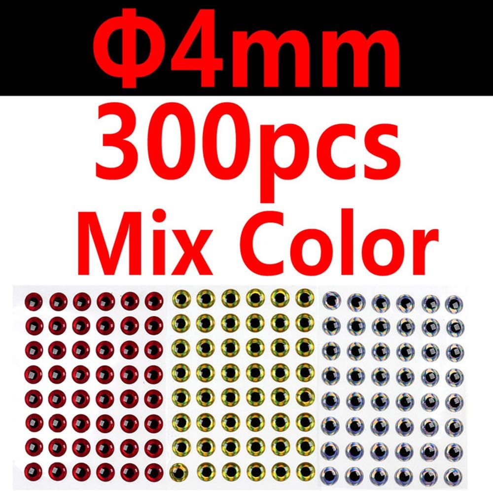 300PCS 3D Bionic Fish Eyes