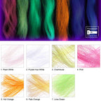 10/12/14/16 Pack UV Fluorescent Crystal Flashabou Crystal Tinsel Flash