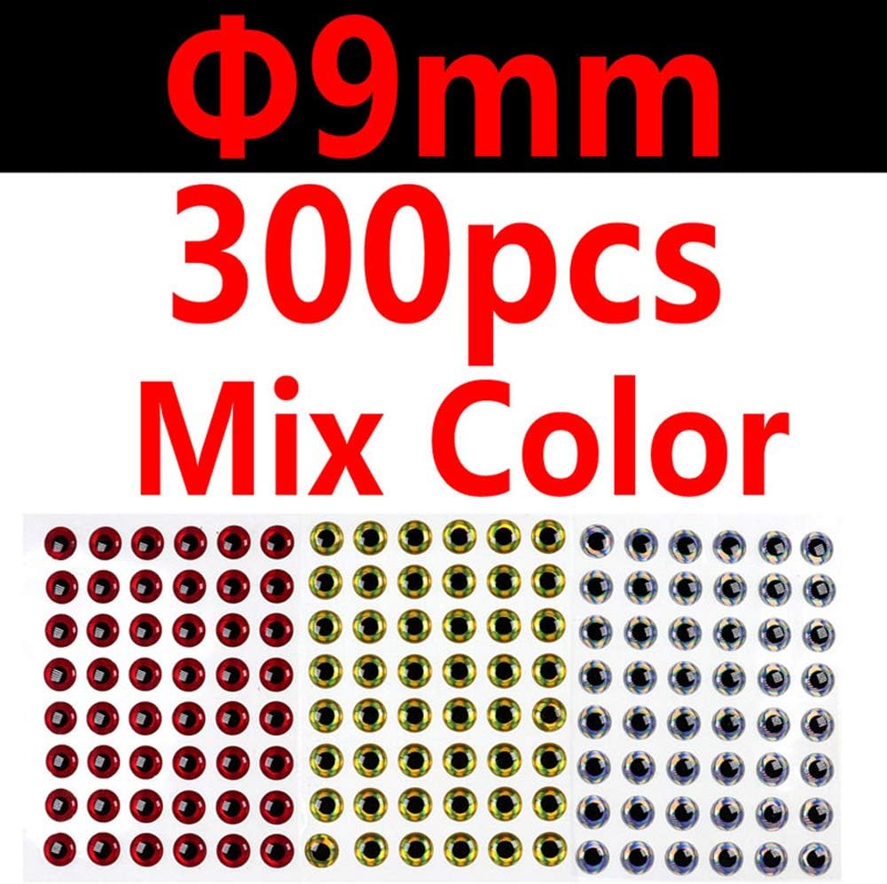 300PCS 3D Bionic Fish Eyes