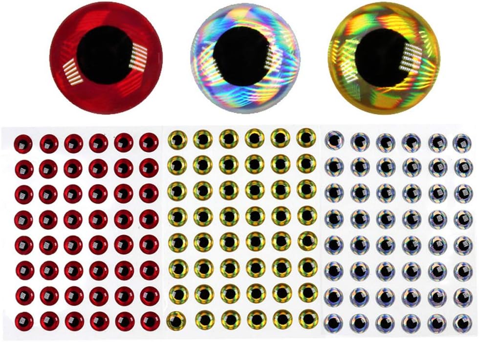 300PCS 3D Bionic Fish Eyes