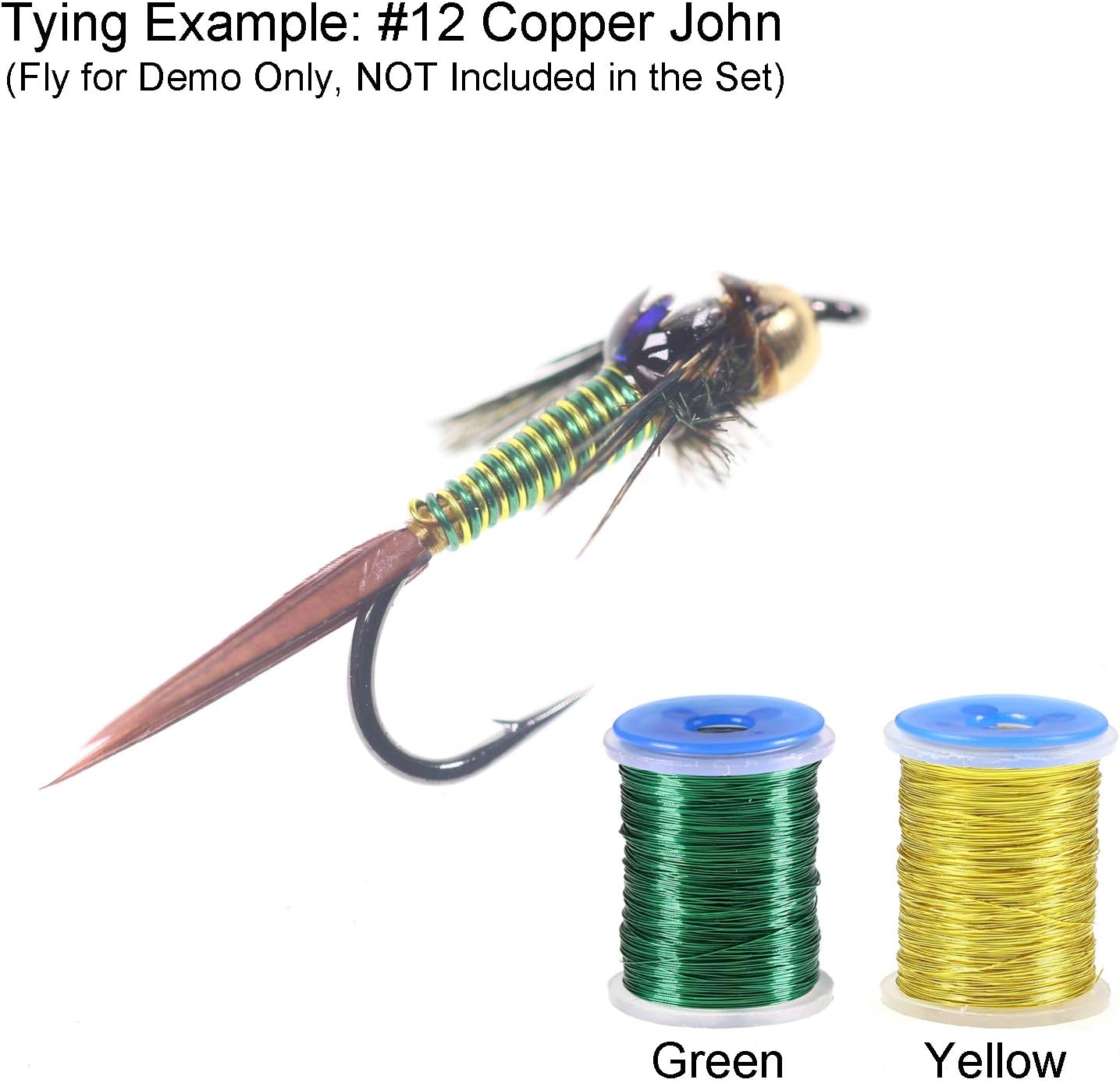 12 Color/Set 0.2mm Non-tarnishing Ultra Fly Tying Copper Wire