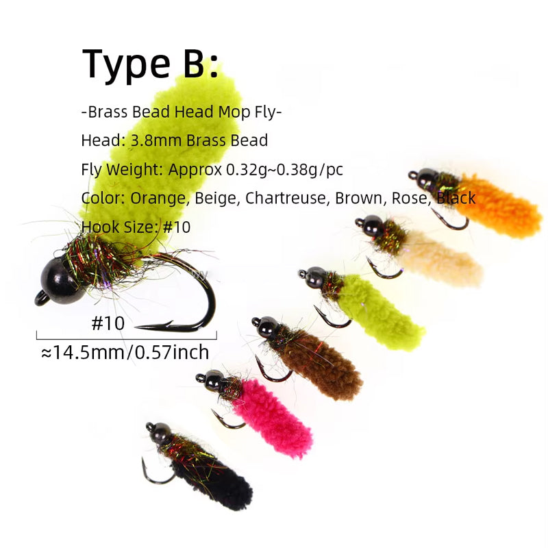 Mop Fly Insect Bait Fly Fishing Flies