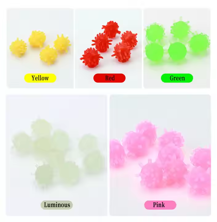 Carp Pop-Up Boilies - Silicone Corn Baits for Bottom Rigs, Salt/Freshwater