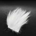 Tan sheep wool natural white fly tying