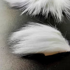 Tan sheep wool natural white fly tying