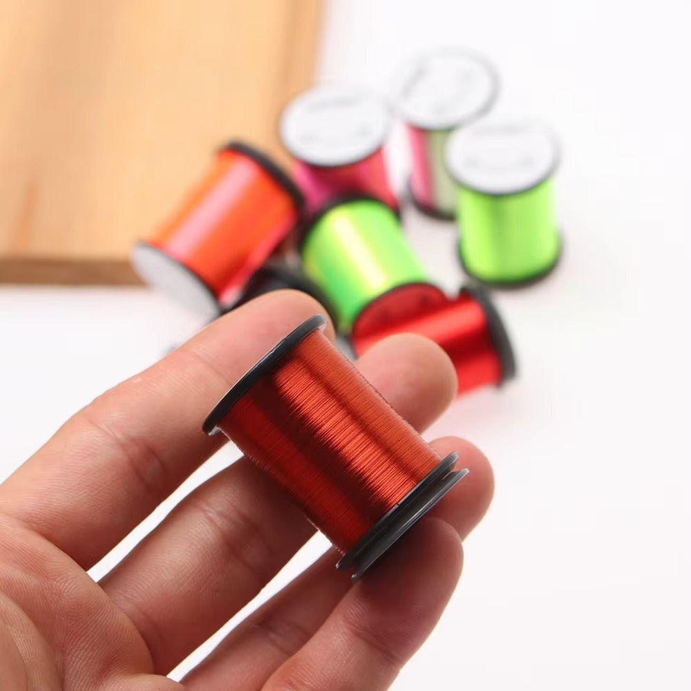100d Silk Fly Tying Material  thread For Fishing Flies plastic