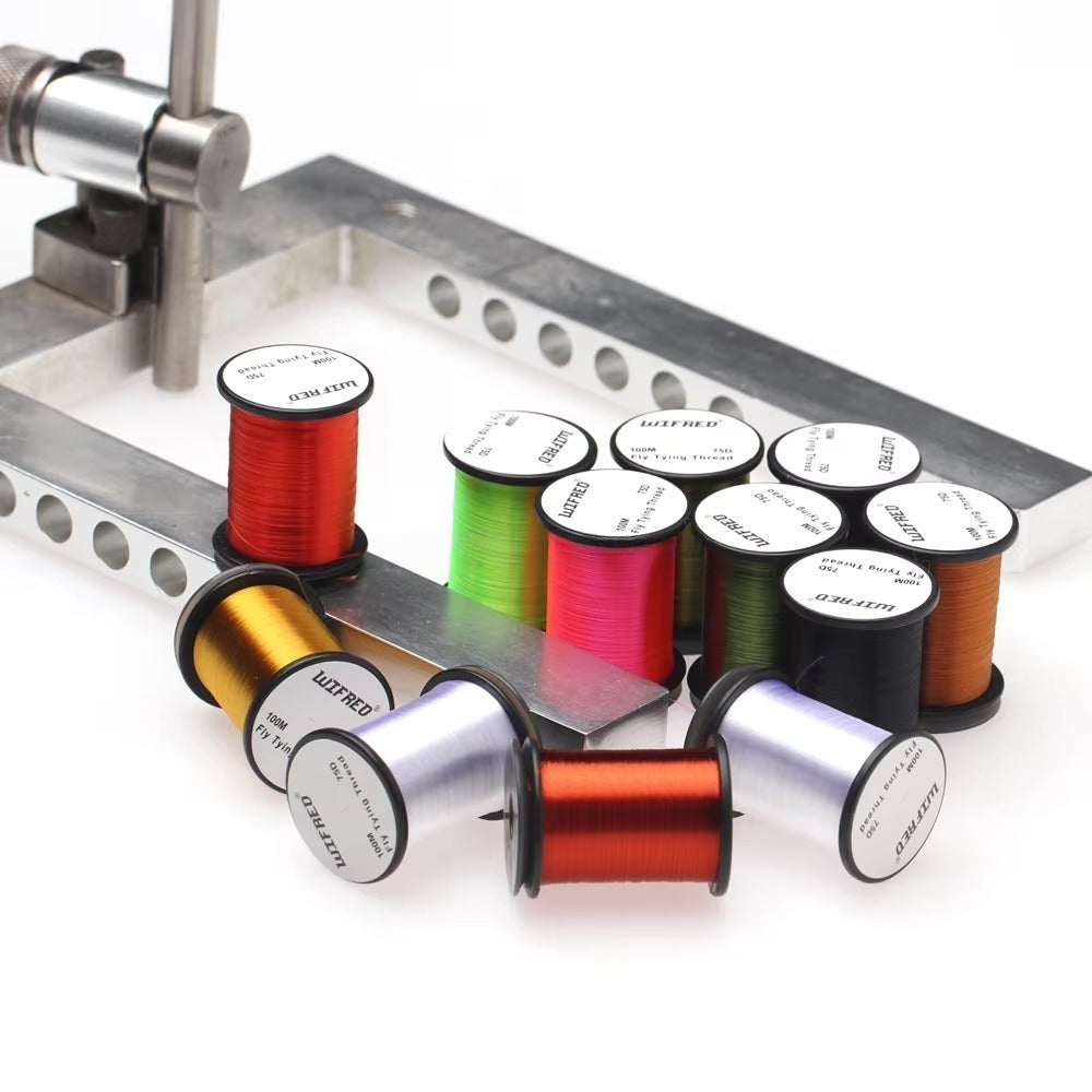 100d Silk Fly Tying Material  thread For Fishing Flies plastic