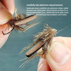 New 5PCS Deer Hair Caddis Dry Fly Fishing Tackle Accessory Lures for Fishing