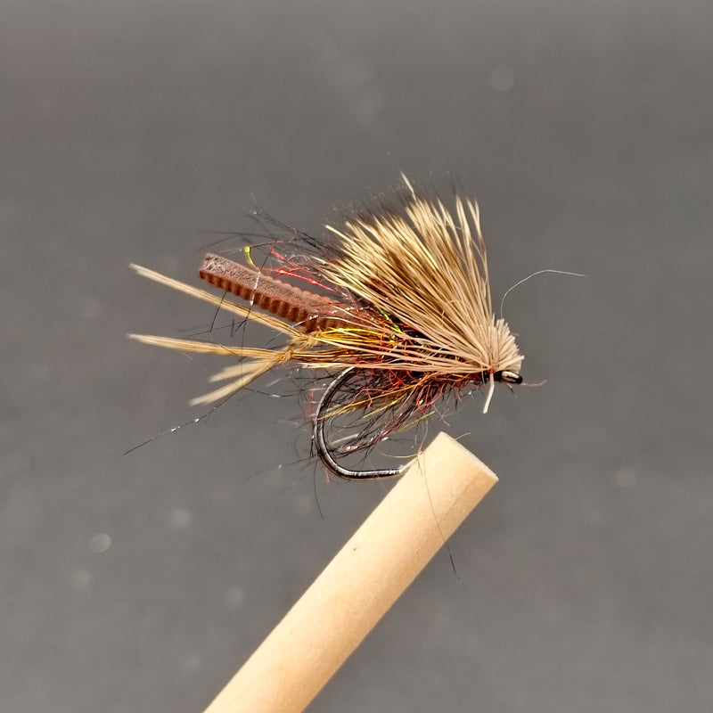 New 5PCS Deer Hair Caddis Dry Fly Fishing Tackle Accessory Lures for Fishing