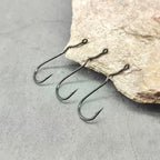 High-carbon Steel Twisted Shank Design Big Popper Hook Fly Tying Hook Fishing Accessories