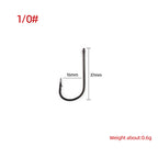 Ultra-Sharp High-Strength Carbon Steel Fly Hooks Streamer Hooks