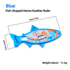 Magnetic Fishing Rod Holder with Fly Tying Tools Hackle Gauge Line Holder Bead and Bare Hook Tray-Plier Type