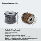 Soft Imitation Egret Plume Body Tying Material for Fly Fishing and Fly Making for Stream Position