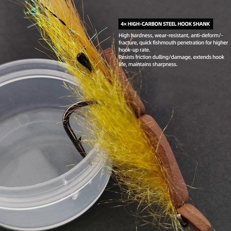 Bionic Floating Foam Shrimp Micro Lure for Bass & Mandarin Fish Target Species Bait in Fishing Lures