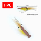 Bionic Floating Foam Shrimp Micro Lure for Bass & Mandarin Fish Target Species Bait in Fishing Lures