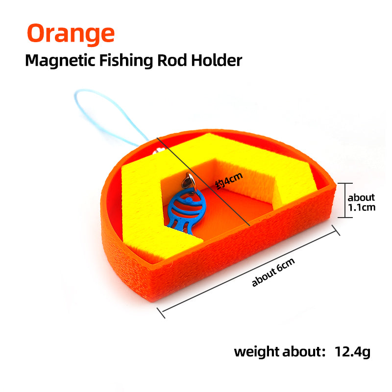 Magnetic Fishing Rod Holder with Fly Tying Tools Hackle Gauge Line Holder Bead and Bare Hook Tray-Plier Type