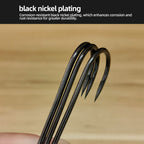 High-Strength Carbon Steel Dry Fly Hooks 120° Angled Ultra-Sharp Bare Streamer Hooks