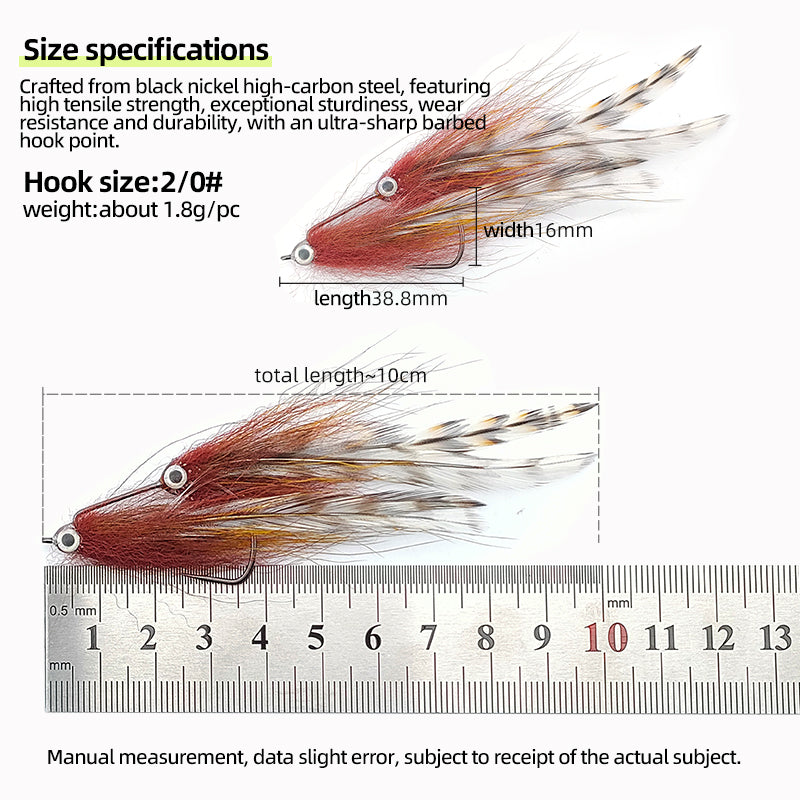 Double-fly Fishing Flies Schooling Bait