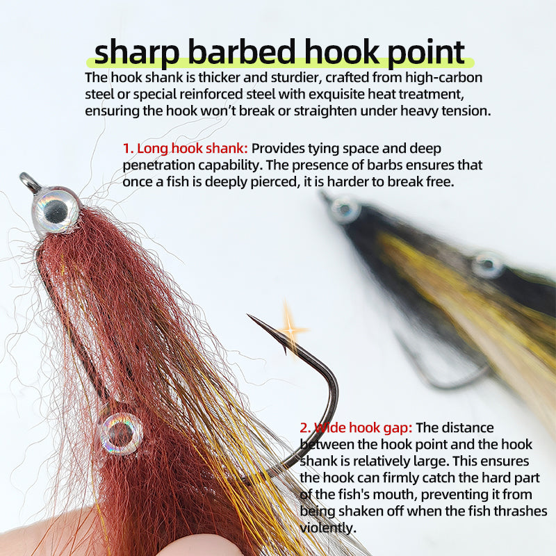 Double-fly Fishing Flies Schooling Bait