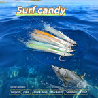 Surf Candy Carbon Steel Hook Saltwater Fly Lure
