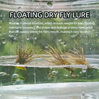 Dry Floating Hackle Fly with Silicone Legs for Trout and Tarpon Fishing Fishing Lures