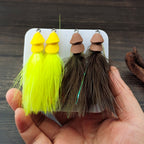 High-carbon steel hook foam streamer lure for sea bass in rivers & lakes