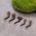 CDC Dry Fly Lure Hand-Tied with Genuine CDC Fibers Sharp Hook & Lifelike Insect Shape Fly Fishing