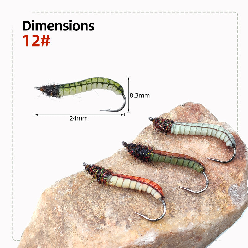 Stonefly Nymph Worm-Style Fly Fishing Lure, Trout / Salmon Specific