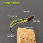 Stonefly Nymph Worm-Style Fly Fishing Lure, Trout / Salmon Specific