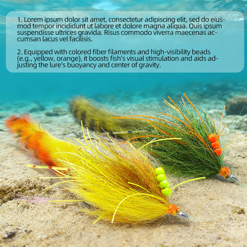 Zonker Streamers Fly Fishing Flies for Trout/Bass/Tilapia