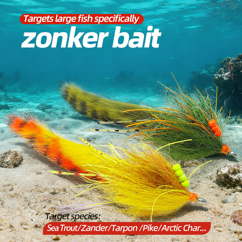 Zonker Streamers Fly Fishing Flies for Trout/Bass/Tilapia