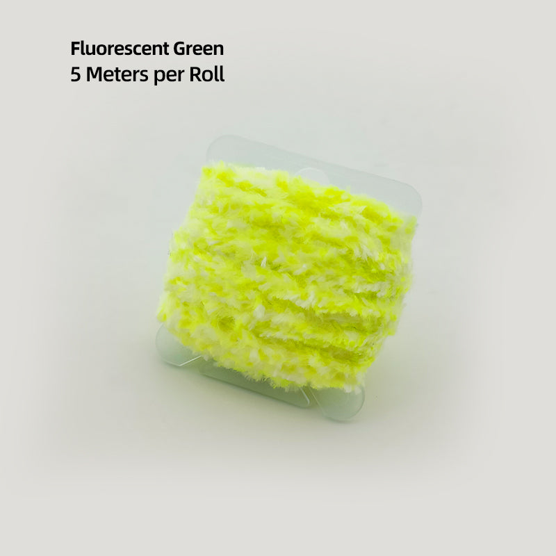 5 Meters Per Roll Luminous Chenille Yarn for Fly Fishing Tying Material for Tying the Body of Woolly Bugger-Style Fly Lures