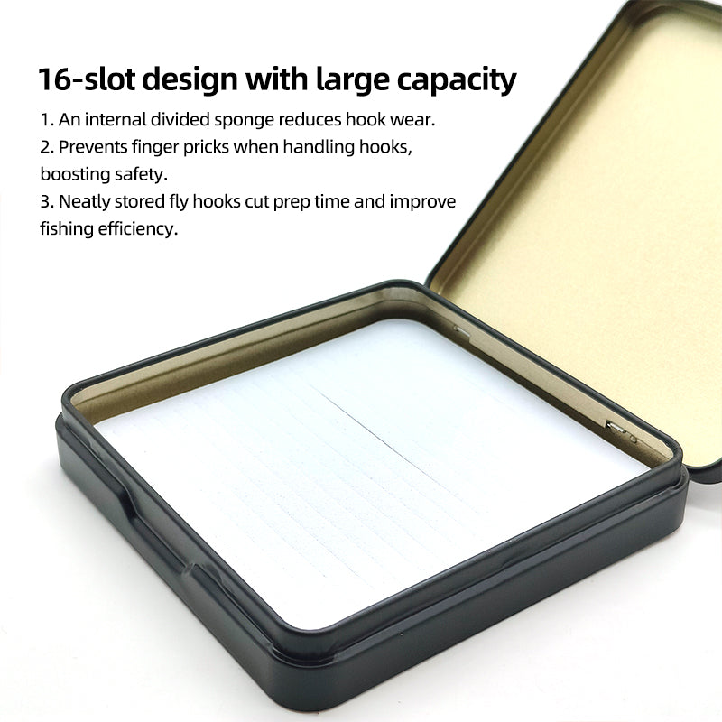 Colorful Metal Dry Fly Bait Essential Fly Fishing Tools & Accessories Box Included