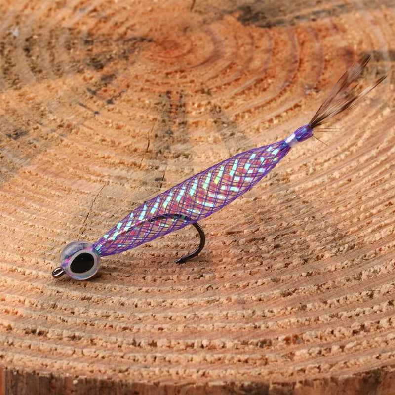 Mylar Minnow Epoxy 3D Fish Eye Floating Smelt Flies