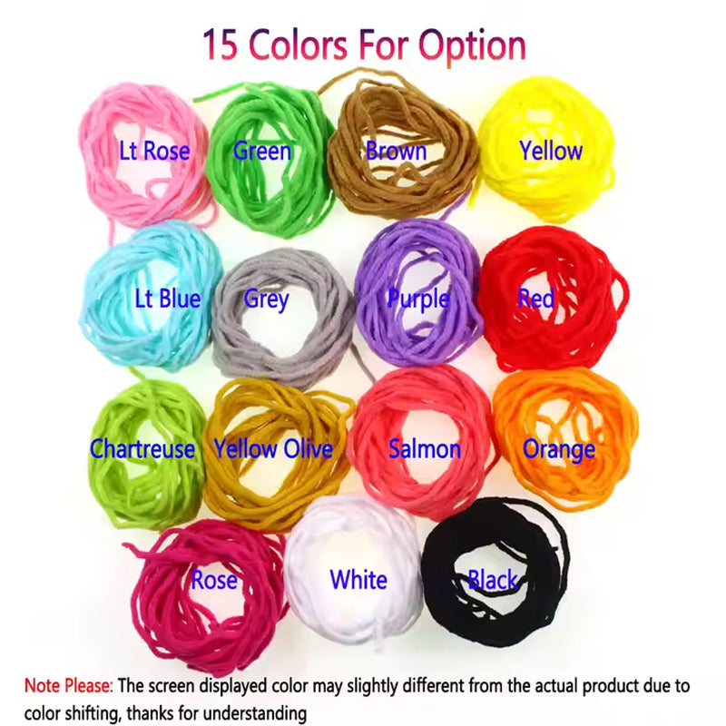 2.5mm Wide Mop Chenille Fly Tying Material