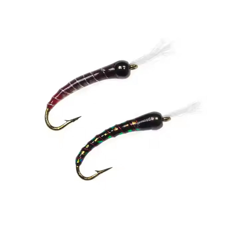 Trout Grayling Epoxy Brass Bead Head Perdigon Nymphs Fishing Fly Lure Bait