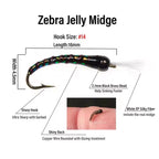 Trout Grayling Epoxy Brass Bead Head Perdigon Nymphs Fishing Fly Lure Bait