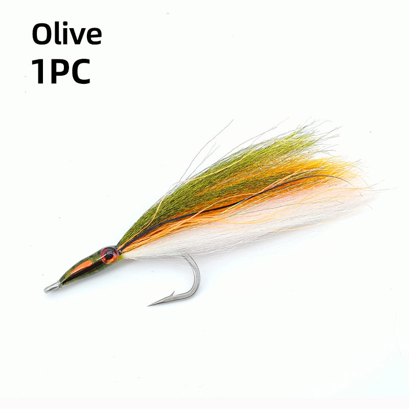 Tarpon Streamers Fly Lures with Stainless Steel Hooks