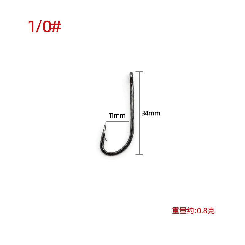 Ultra-Sharp High-Strength Carbon Steel Dry Fly Bare Hooks Streamer Hooks for Fishing